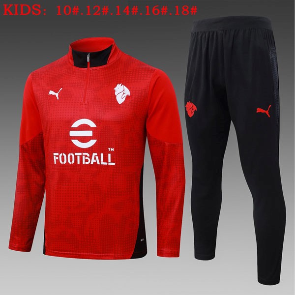 Ninos Sudadera De Training AC Milan 2026/27 Rojo